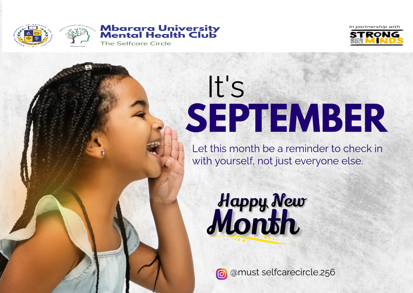 New Month Greetings & Brand Graphic